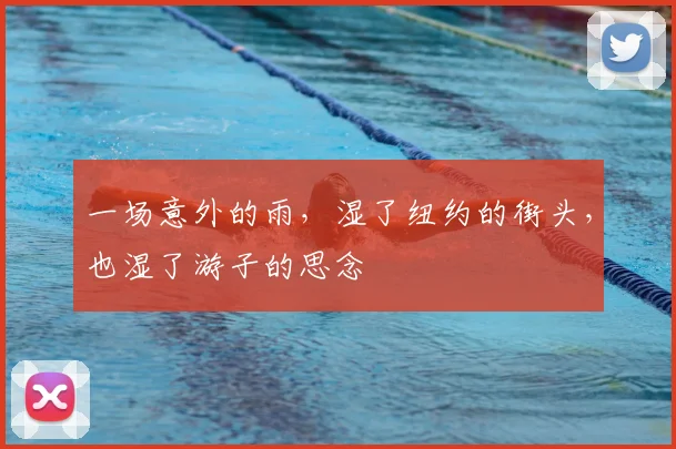 一场意外的雨，湿了纽约的街头，也湿了游子的思念